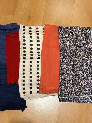 Lote 8 pañuelos/pashminas