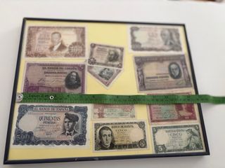 Cuadro Billetes Antiguos España
