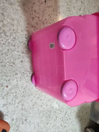 Caja de plástico para guardar princesas Disney