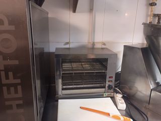 Tostadora industrial acero inoxidable