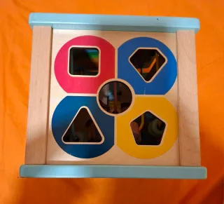 Juego de engranajes de madera Montessori
