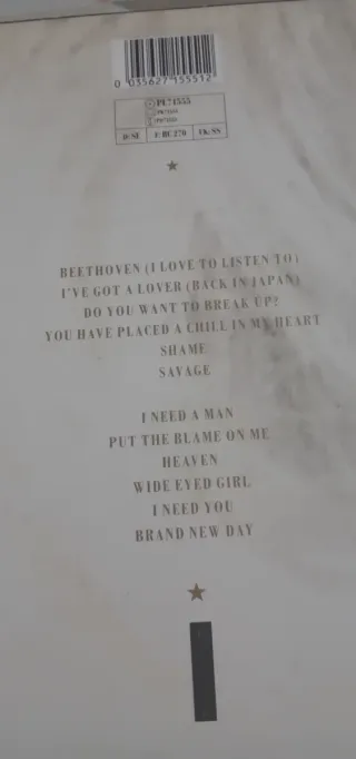 EURYTHMICS DISCO DE VINILO