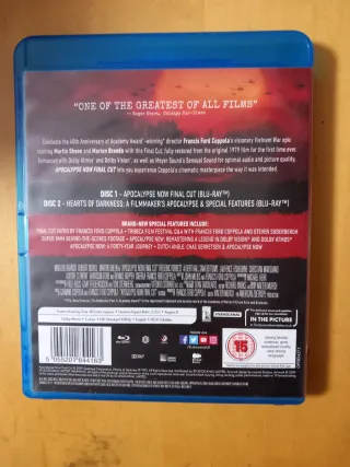 pelicula 2 Blu-ray Apocalypse Now Final Cut INGLÉS