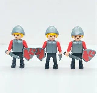 Playmobil lote niños caballeros medievales