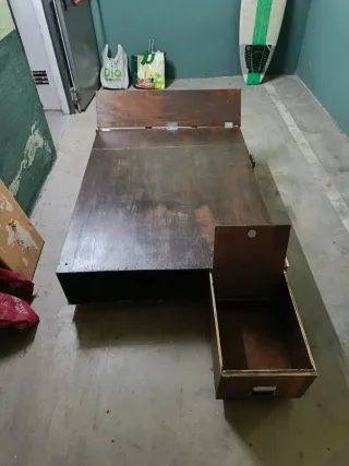 Mueble Camper Madera Oscura