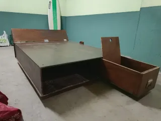 Mueble Camper Madera Oscura
