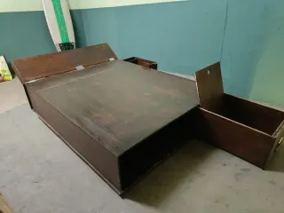 Mueble Camper Madera Oscura