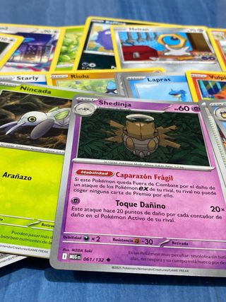 +40 cartas pokémon ESPAÑOL recientes