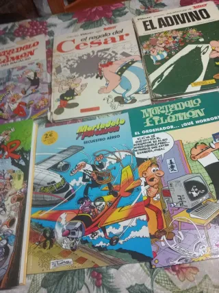 Mortadelo y Filemon y Asterix y obelis.