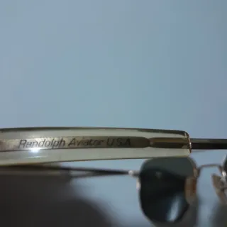 Gafas de sol Randolph Aviator USA Vintage.Años 70