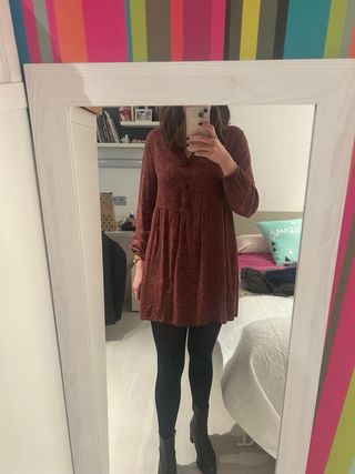 Vestido Brownie estampado animal print