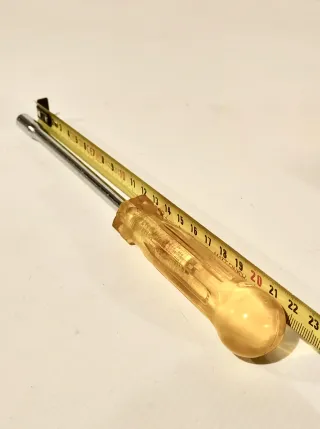 2 destornilladores boca tubo 6 y 7mm