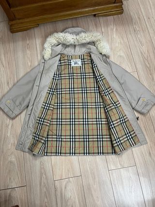 Abrigo Burberry Mujer Capucha Talla XL