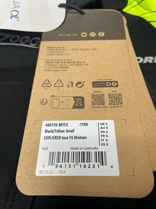 : Traje neopreno Zoggs Explorertour FS Mujer S