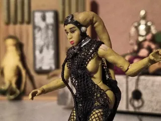 Trono Jabba+Oola+Leia Esclava( Vintage Collection)