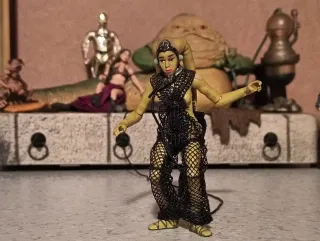 Trono Jabba+Oola+Leia Esclava( Vintage Collection)