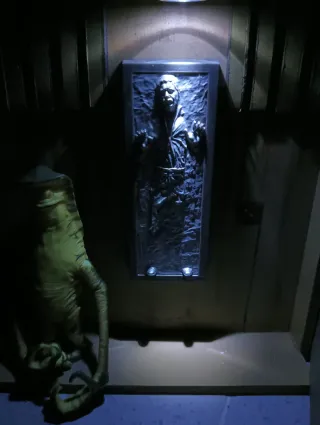 Trono Jabba+Oola+Leia Esclava( Vintage Collection)