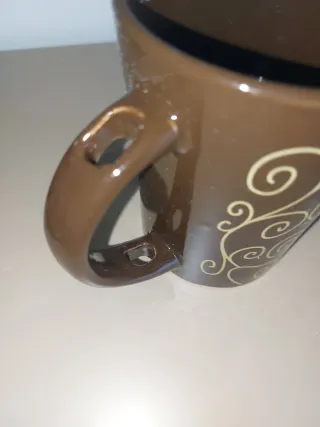 Set 2 tazze mug con cucchiaini