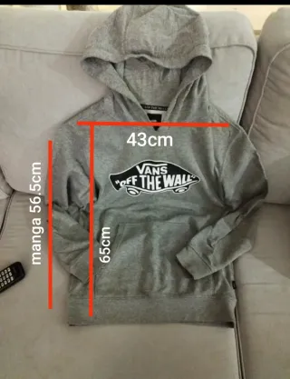 Sudadera Niño/a Gris Vans Off The Wall