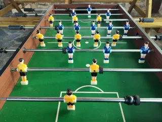 Mesa de futbolín, billar, bolos, tenis de mesa...