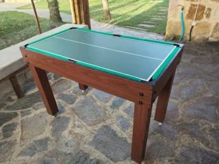 Mesa de futbolín, billar, bolos, tenis de mesa...