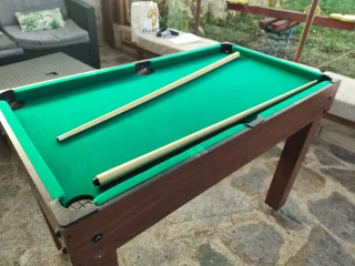 Mesa de futbolín, billar, bolos, tenis de mesa...