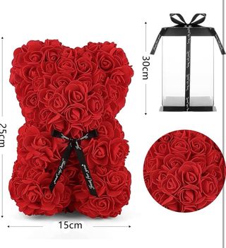 Orsetto di Rose Rosse - Regalo speciale