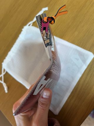 Cartera Bimba y Lola rosa y blanca de piel