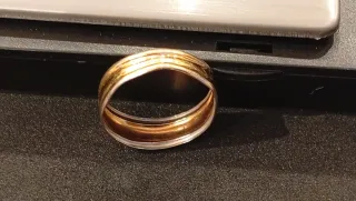 Anillo Dama Oro Ley 18K 0.96g