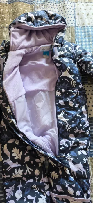 Buzo de esquí infantil estampado talla 12-18 m