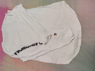 Sudadera Hollister Blanca Manga Larga