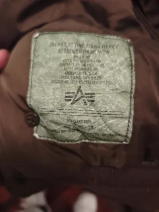 Parka Alpha Industries polar marrón