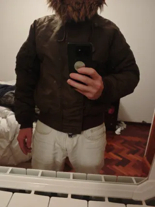 Parka Alpha Industries polar marrón