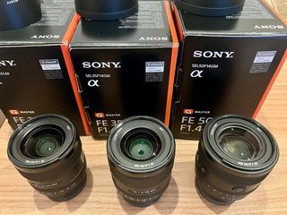 Objetivo Sony FE 24mm F1.4 GM y Sony FE 35mm F1.4