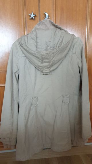 Parka Stradivarius Beige Talla M