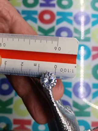 Pendiente Plata 925 Cristal Brillante