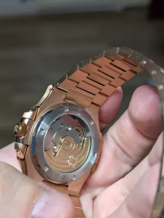 Reloj PP Automático Marrón/Dorado