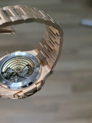 Reloj PP Automático Marrón/Dorado