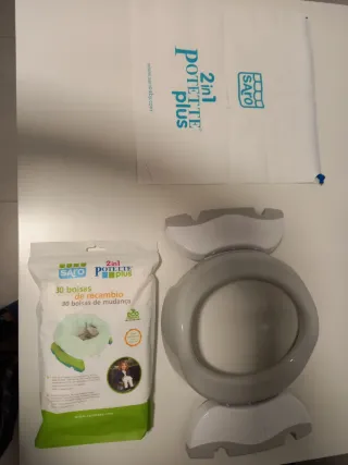 Adaptador WC Potette Plus con bolsas