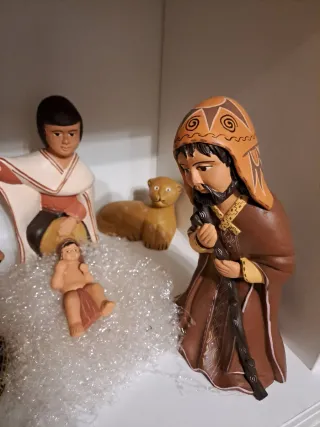 Presepe Peruviano Terracotta 6 Pezzi