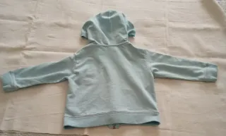 Felpa con cappuccio baby Fagottino azzurra