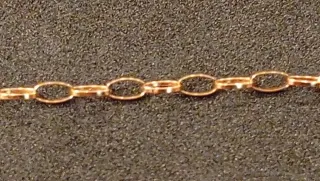 Cadena Dama Oro Ley 18k con Cruz