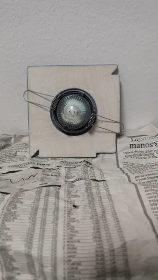 2 Focos LED empotrable cuadrado