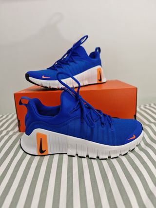 Nike Free Metcon 6 Zapatillas Azul Naranja