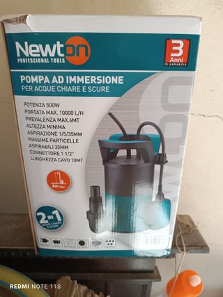 Pompa ad immersione Newton 500W