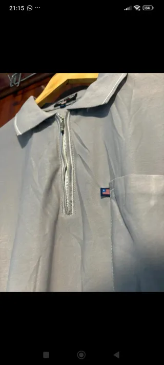 Polo Ralph Lauren Gris Media Cremallera