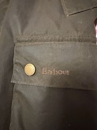 Barbour Ashby Oliva original. Hombre