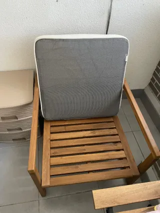 Poltrona da esterno in legno Ikea