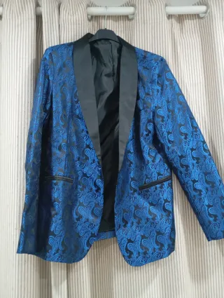 Elegante chaqueta de hombre con estampado