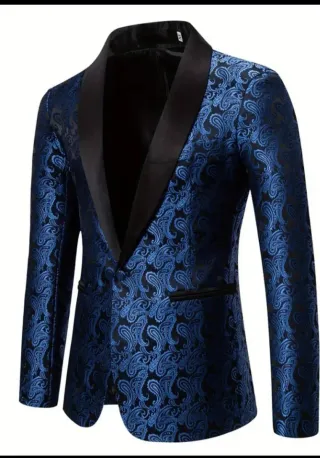 Elegante chaqueta de hombre con estampado